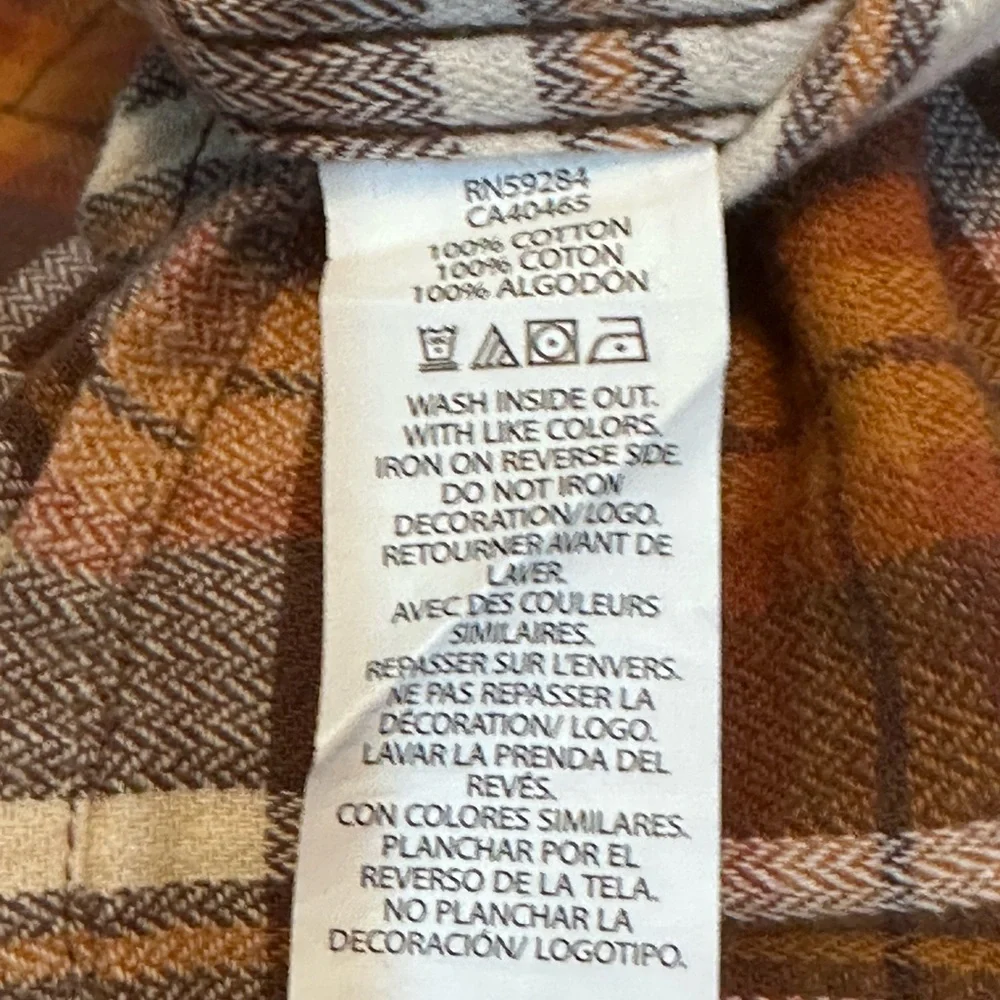 The Children's Place Brown‎ & Cream Plaid Button-Down Shirt